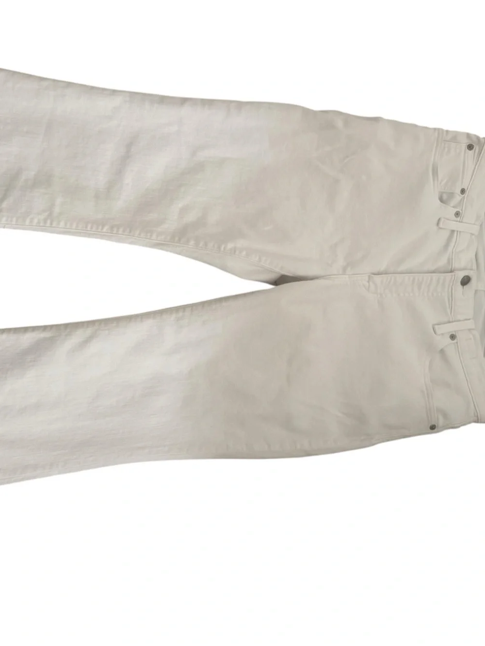 Madewell Women's Cali-Demi Boot White Jeans Size 32P Cropped